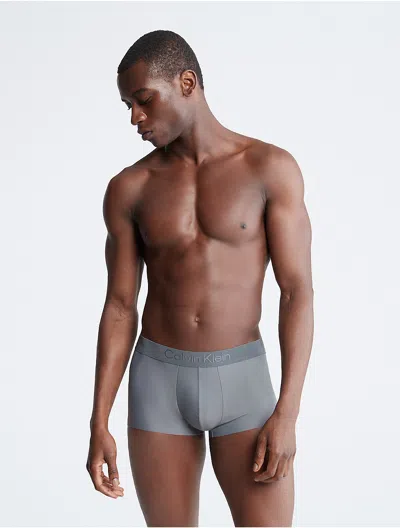 Calvin Klein Black Label Calvin Klein Men's Ck Black Low Rise Trunk In Gray