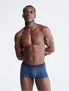 Calvin Klein Black Label Calvin Klein Men's Ck Black Low Rise Trunk In Blue