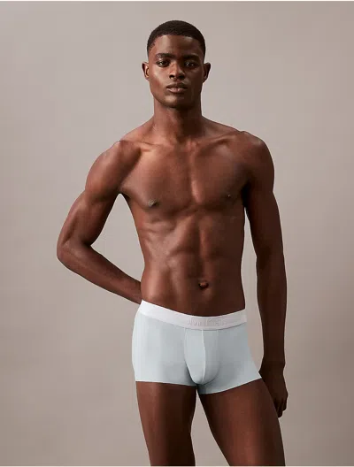 Calvin Klein Black Label Calvin Klein Men's Ck Black Low Rise Trunk In Blue