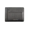 Calvin Klein Black Leather Men's Wallet In Black