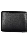 Calvin Klein Elegant Leather Bi-fold Wallet With Rfid Block