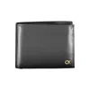 Calvin Klein Sleek Leather Wallet With Rfid Block And Coin Purse In Black