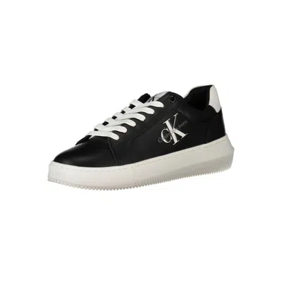 Calvin Klein Black Leather Women Women's Sneaker