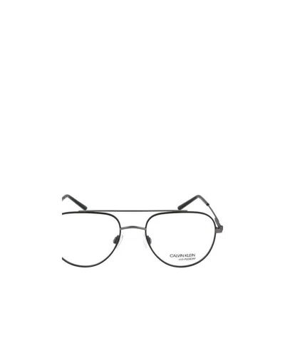 Calvin Klein Black Logo Flat Mirror In White