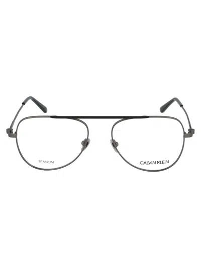 Calvin Klein Black Metal Optical Glasses
