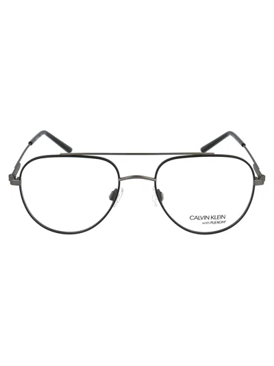 Calvin Klein Black Metal Optical Glasses