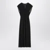 Shop Calvin Klein Black Midi Dress With Belt