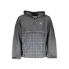 Calvin Klein Black Polyester Jacket In Gray