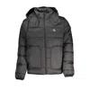 Calvin Klein Black Polyester Jacket In Black