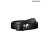 Calvin Klein Black Polyester Men's Belt In Black