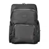 Calvin Klein Black Polyester Backpack In Gray