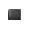 Calvin Klein Black Polyester Men Men's Wallet In Black