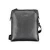 Calvin Klein Black Polyester Men Shoulder Bag In Gray