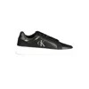 Calvin Klein Sleek Black Sports Sneakers With Eco-friendly Touch In Black