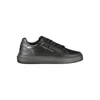 Calvin Klein Black Polyester Men's Sneaker In Black