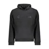 Calvin Klein Black Polyester Men's Sweater In Black