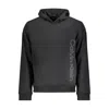 Calvin Klein Black Polyester Men's Sweater In Black
