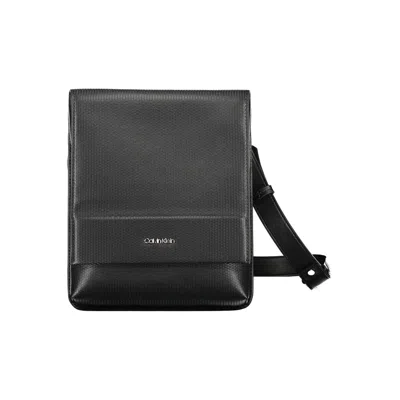 Calvin Klein Black Polyester Shoulder Men's Bag