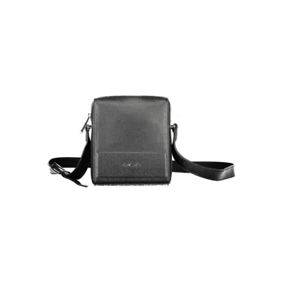 Calvin Klein Black Polyester Shoulder Men's Bag