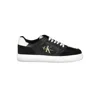 Calvin Klein Black Polyester Sneaker In Black