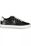 CALVIN KLEIN BLACK POLYESTER SNEAKER