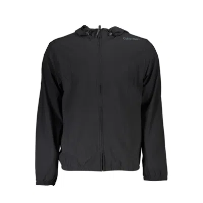 CALVIN KLEIN BLACK POLYESTER SWEATER