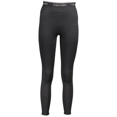 Calvin Klein Black Polyester Women Legging
