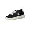 Calvin Klein Black Polyester Women Sneaker In Black