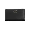 Calvin Klein Black Polyethylene Women Wallet In Black