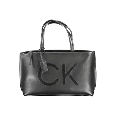 Calvin Klein Black Polyethylene Handbag