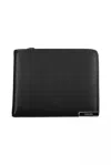 Calvin Klein Sleek Black Rfid-secure Wallet With Coin Purse In Black