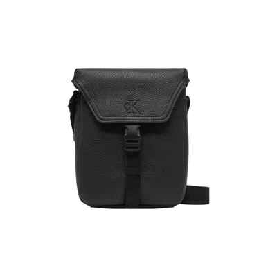 Calvin Klein Black Polyethylene Messenger Men's Bag