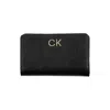 Calvin Klein Black Polyethylene Women Wallet In Black