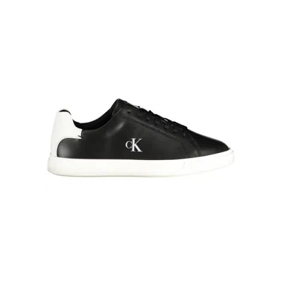 CALVIN KLEIN BLACK POLYURETHANE WOMEN SNEAKER