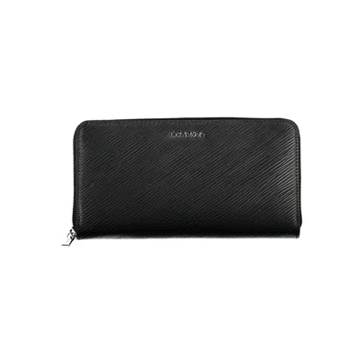 Calvin Klein Black Polyurethane Women Wallet