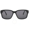 Calvin Klein Black Rectangular Men's Sunglasses Ckj21631s 002 56 In Black