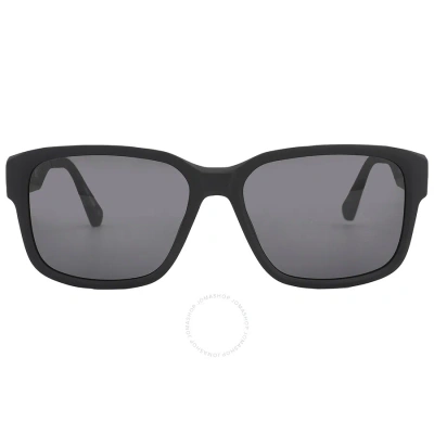 Calvin Klein Black Rectangular Men's Sunglasses Ckj21631s 002 56