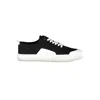 Calvin Klein Black Recycled Material Men Sneaker In Black