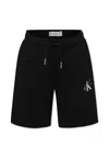 Calvin Klein Drawstring Shorts In Black