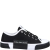CALVIN KLEIN BLACK SNEAKERS FOR KIDS WITH LOGO