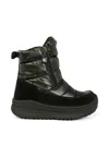 Calvin Klein Black Snow Boots For Kids In Black