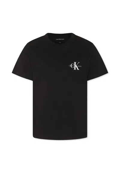 Calvin Klein Black T-shirt For Kids With Logo