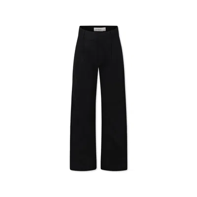 CALVIN KLEIN BLACK TROUSERS FOR BOY WITH LOGO