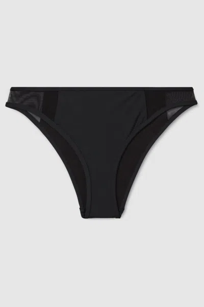 Calvin Klein Black Underwear Mesh Bikini Bottoms