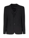 Calvin Klein Blazer In Virgin Wool In Black