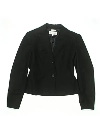 Pre-owned Calvin Klein Kids' Blazer Jacket In Black