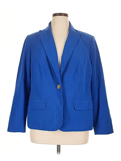 Pre-owned Calvin Klein Blazer Jacket In Blue