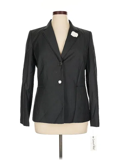 Pre-owned Calvin Klein Blazer Jacket In Gray