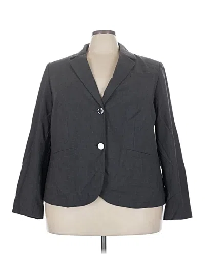 Pre-owned Calvin Klein Blazer Jacket In Gray