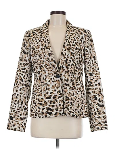 Pre-owned Calvin Klein Blazer Jacket In Ivory